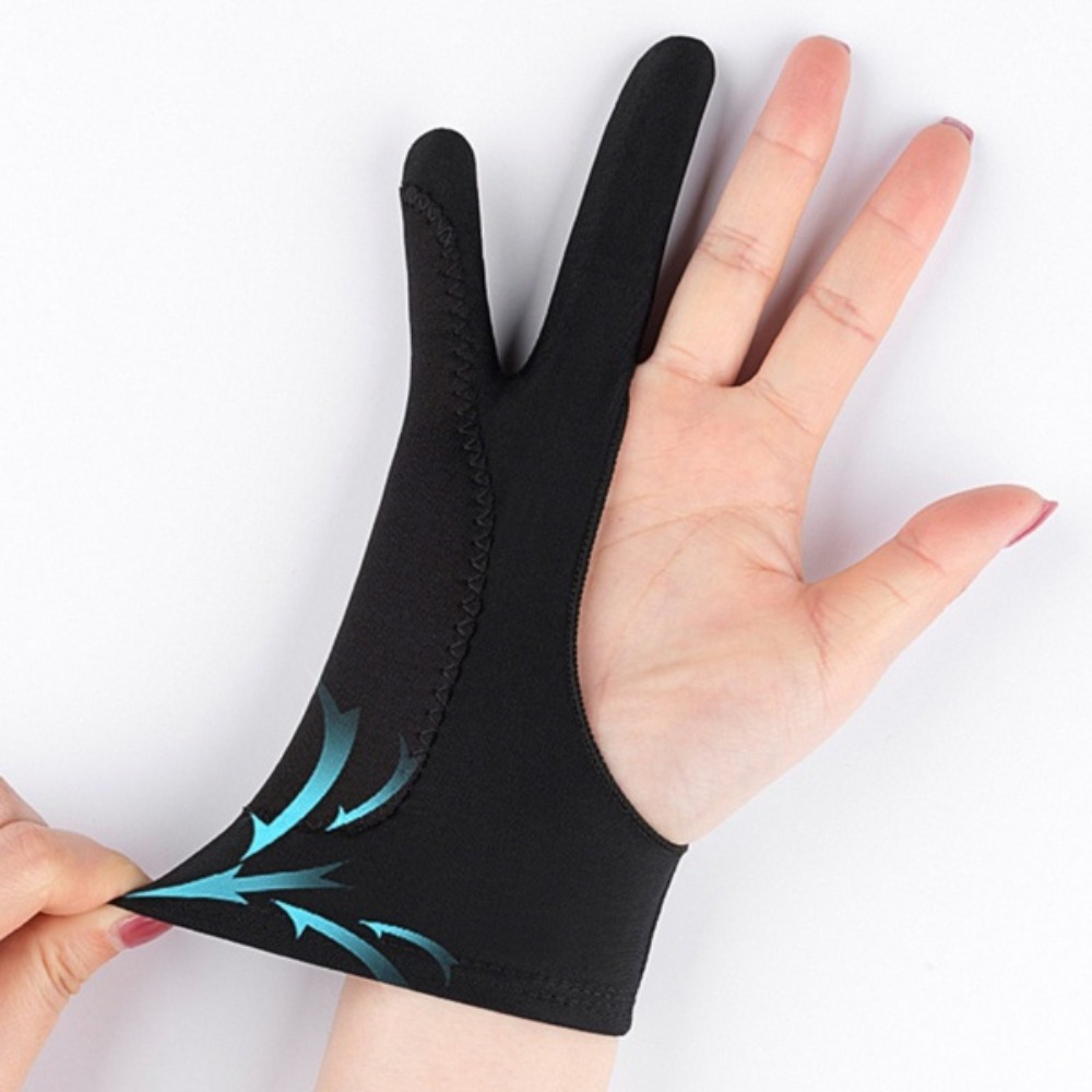 Drawing Glove Artist - Verdickte Zeichenhandschuhe für Grafiktabletts, Lichtpolster, verschleißfeste,