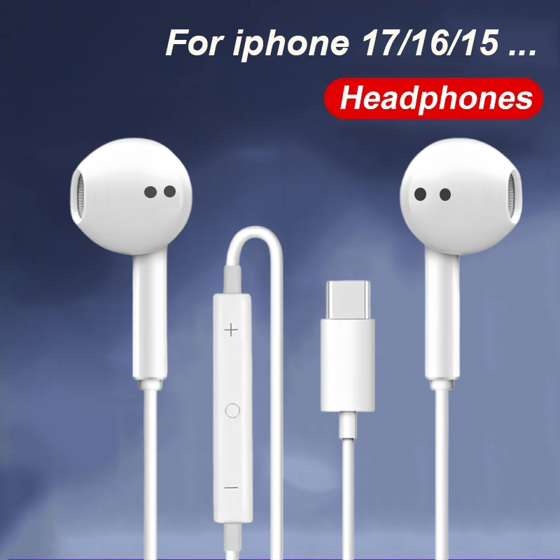 Wired Earphone Lightning - Für Apple iPhone 15 14 13