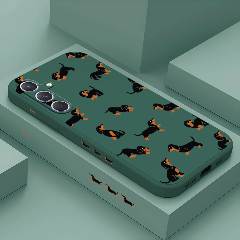 Samsung Galaxy A55 - Cartoon-Dackel-Handyhülle für Samsung Galaxy A27 A26