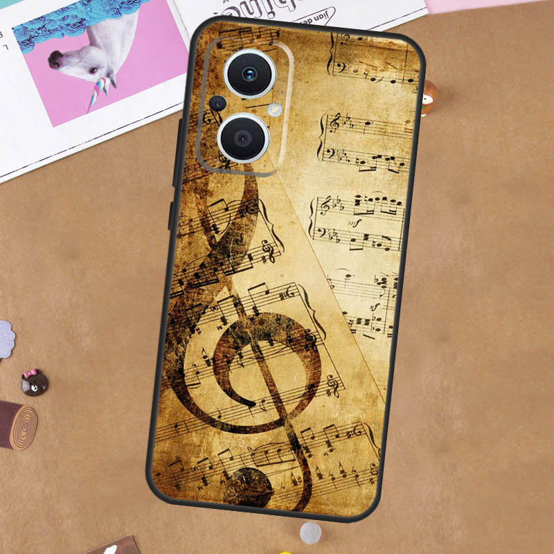 Musiknoten-Symbol Klavierhülle – Oppo Reno 12 Bewertung und Preis