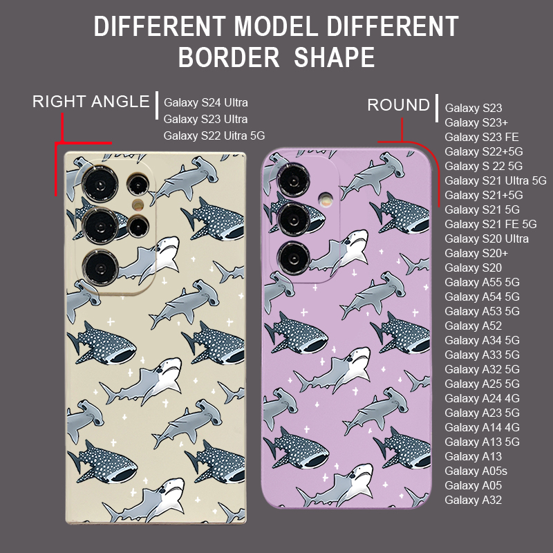 Cartoon Shark Telefon Fall Für – Samsung Galaxy A55 Bewertung und Preis
